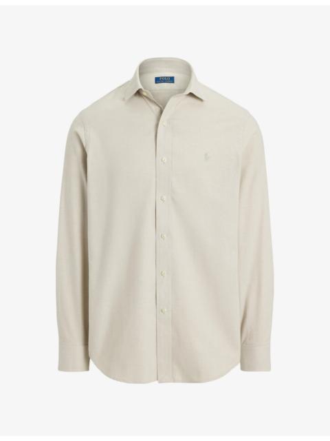 Polo Ralph Lauren Logo-Embroidered Perfect-Fit Cotton-Blend Shirt