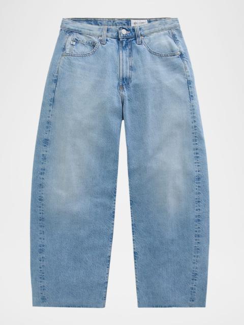 AG Jeans Hattie Cropped Comfort Stretch Barrel Jeans