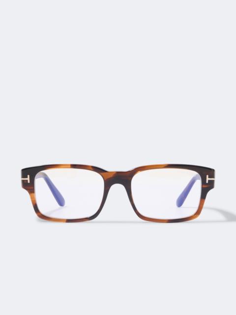 TOM FORD T rectangular glasses