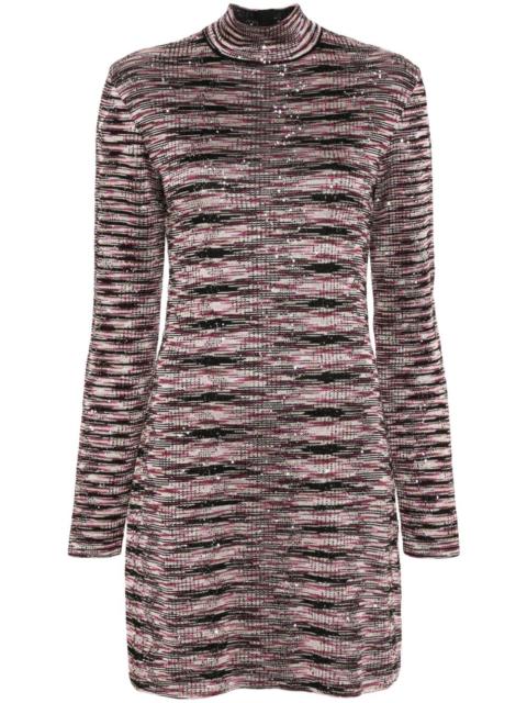 Missoni sequin-embellished zigzag mini dress