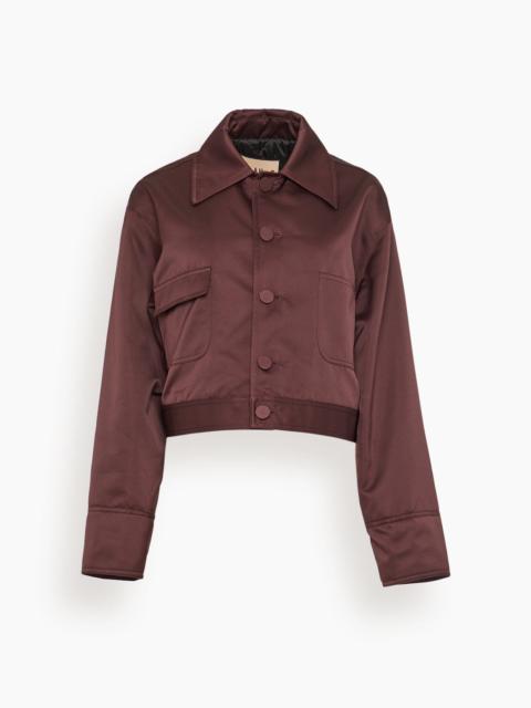 Plan C Jacket in Dark Burgundy