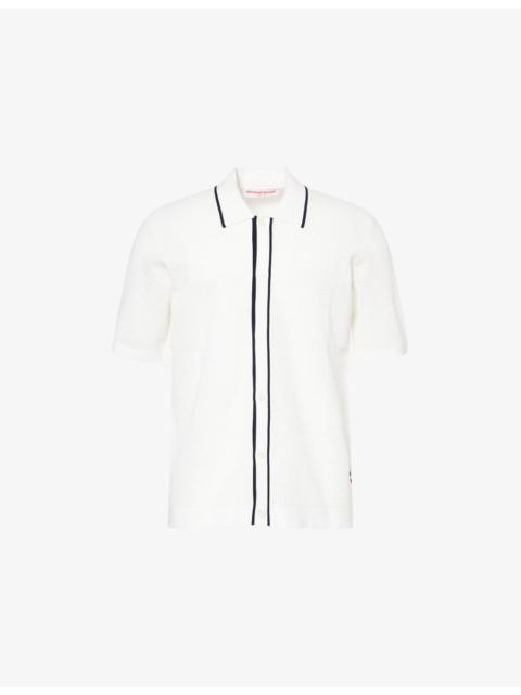 ORLEBAR BROWN Roddy Striped Knit Shirt