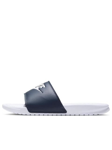 Nike Nike Benassi JDI Mismatch Navy/White 818736-410