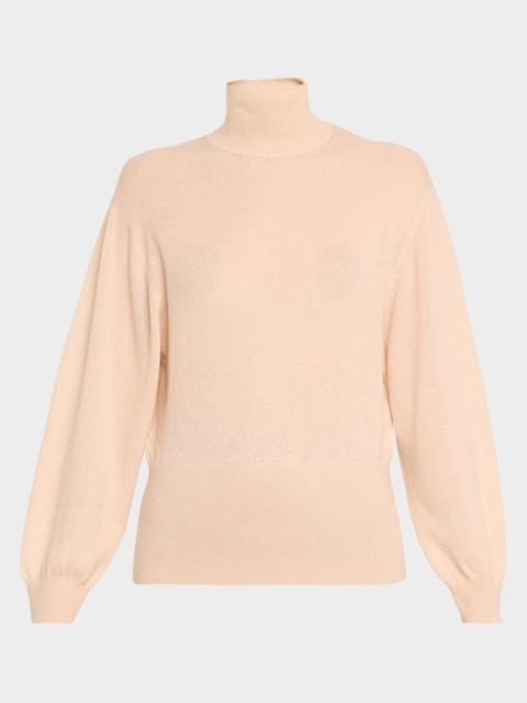 Loro Piana Camino Cashmere-Silk Turtleneck Sweater