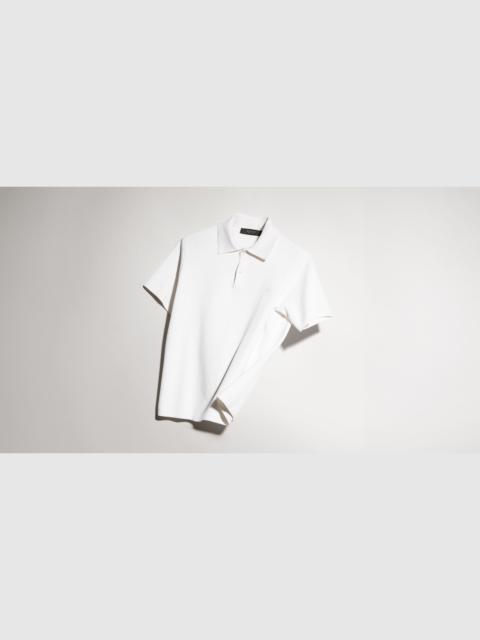 GUCCI Knit silk cotton polo shirt