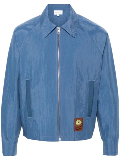 Maison Kitsuné Floating Flower-patch bomber jacket