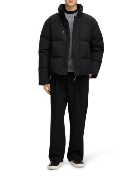 Canada Goose SHORT PADDED DOWN JACKET WITH HIGH COLLAR