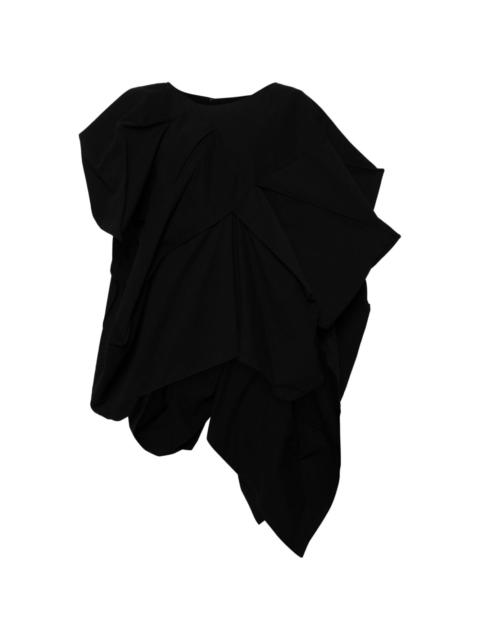 Yohji Yamamoto asymmetric draped skirt