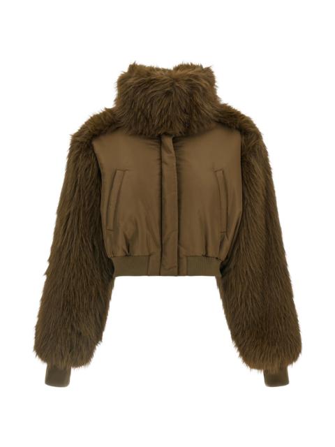 FABIANA FILIPPI Bi-Material Short Jacket