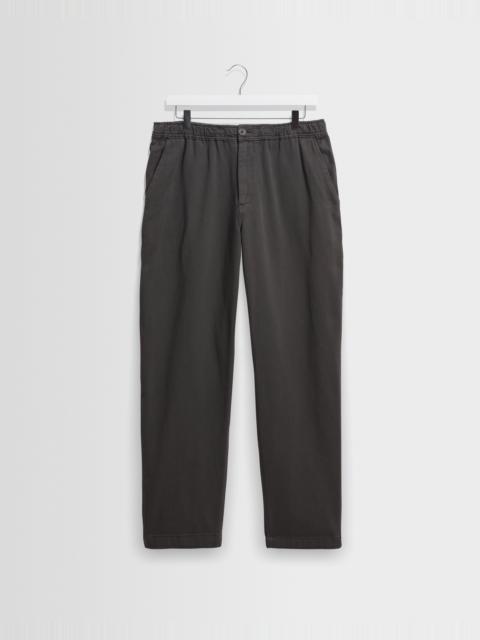 Wax London Kurt - Charcoal Organic Cotton Twill Trouser
