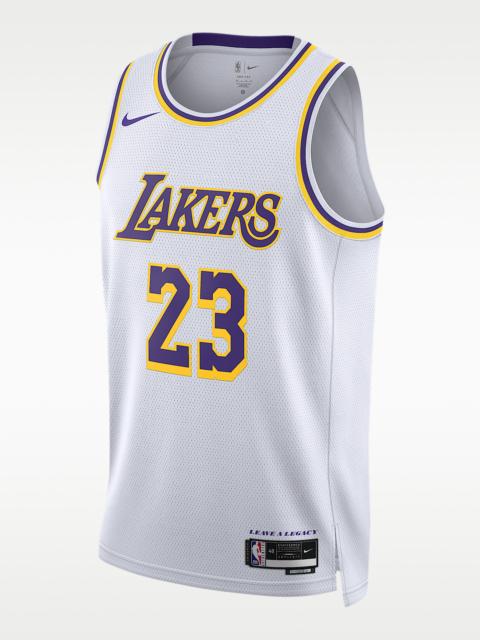 Nike Los Angeles Lakers Association Edition 2022/23 Nike Men's Dri-FIT NBA Swingman Jersey