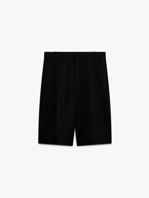 CASABLANCA Black Pleated Baggy Shorts | Casablanca Paris