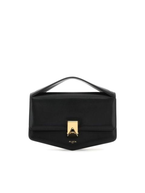 Alaïa logo-plaque leather shoulder bag