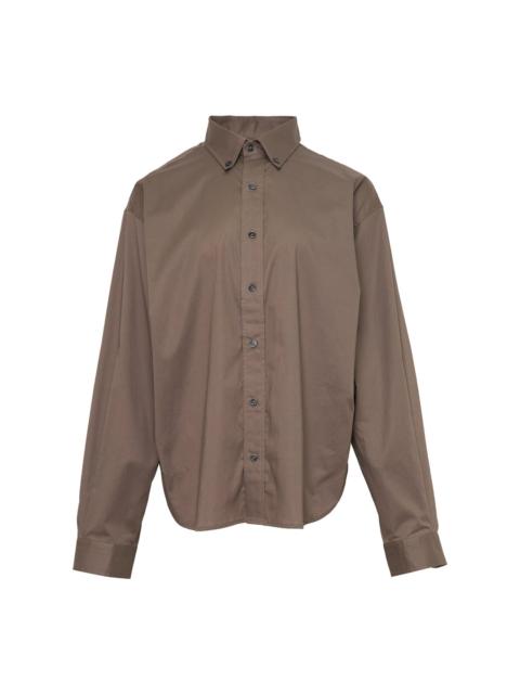 VAQUERA Belted Button Down Blouse