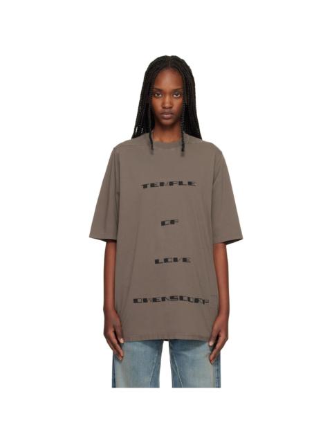 Rick Owens DRKSHDW Gray Temple Jumbo S/S T-shirt