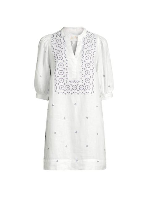 Lilly Pulitzer Women's Mialeigh Embroidered Shift Dress - Water Hyacinth