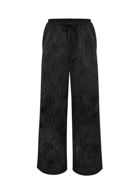 Marine Serre The SATIN DRAWSTRING TROUSERS, a standout piece