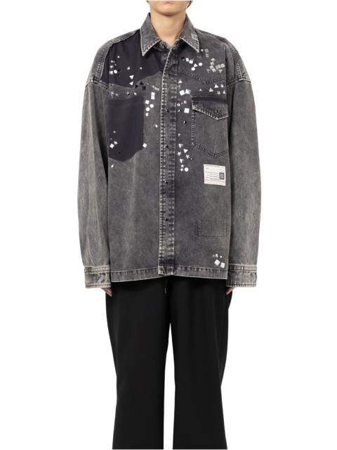 Maison MIHARAYASUHIRO Embellished Distressed Shirt