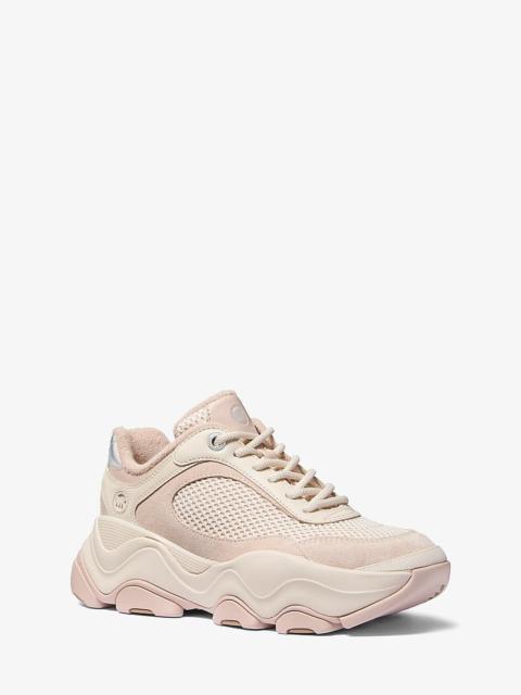 MICHAEL KORS Atlas Mesh and Suede Trainer