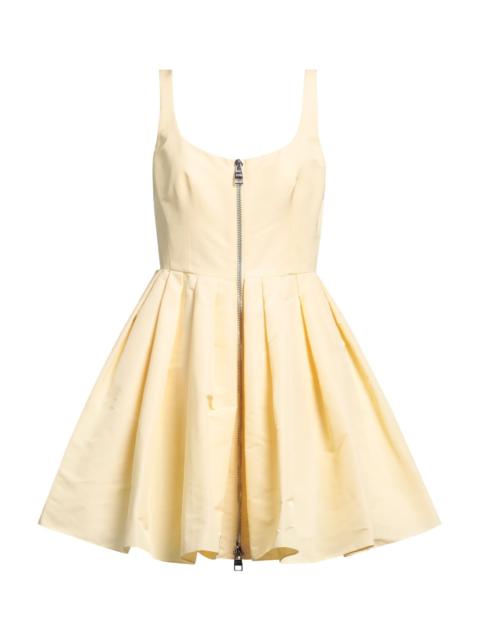 Light yellow Women's Short Dress