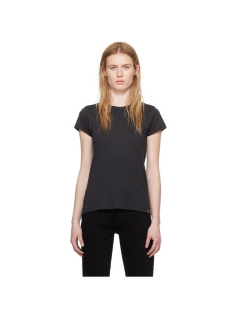 rag & bone Black 'The Slub' T-Shirt