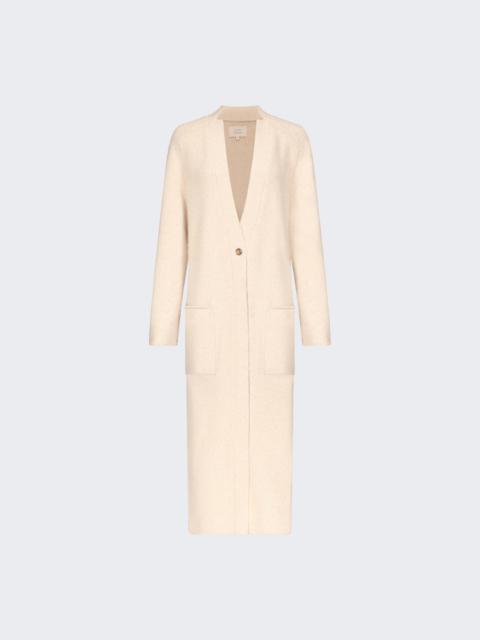 Loulou de Saison Smet Maxi Knit Cardigan Stone Melange