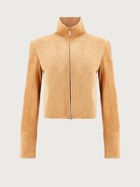 FERRAGAMO SUEDE BLOUSON