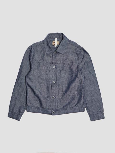 Nigel Cabourn Japanese Type 1 Jacket Cotton Linen in Navy