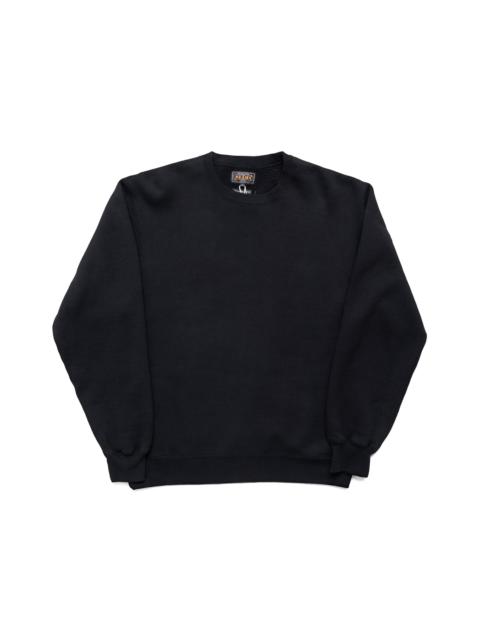 BEAMS PLUS Sweat Crew Raised Back - Black