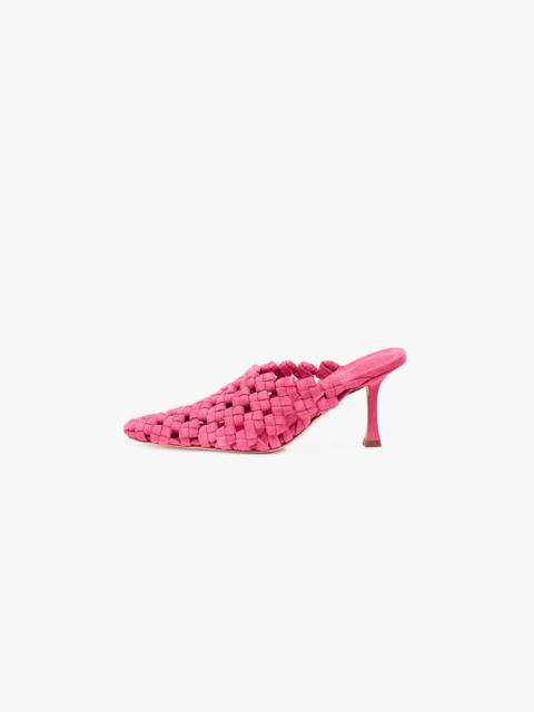 REGINA WEAVED MULE PINK