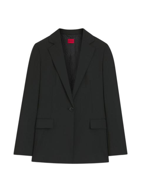 HUGO single-breasted notched-lapels blazer