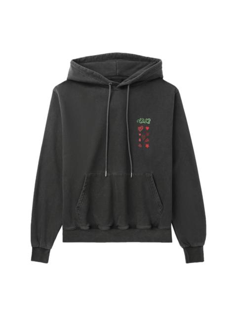 Andersson Bell Hearts Card cotton hoodie