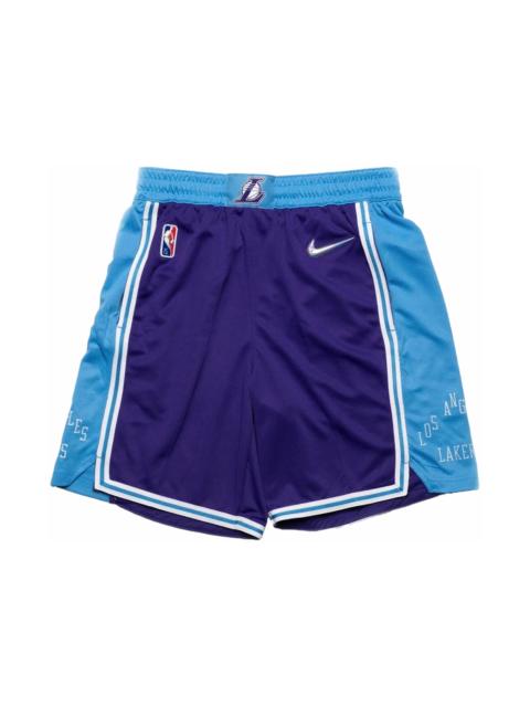Nike Nike NBA Swingman Los Angeles Lakers City Edition Dri-Fit Shorts Purple