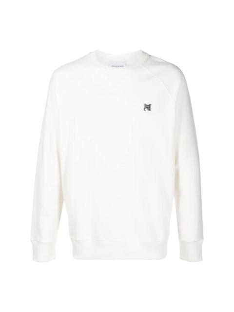 Fox Head-motif cotton sweatshirt