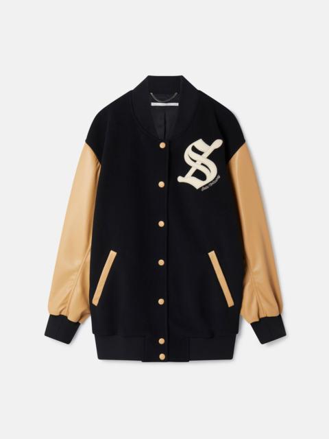 Stella McCartney 'S' Letterman Bomber Jacket