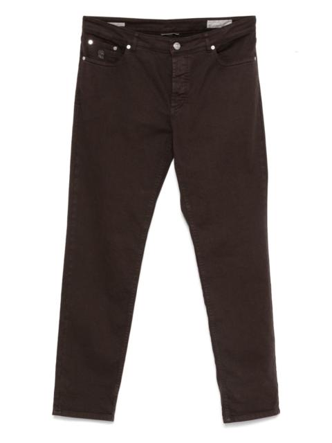Brunello Cucinelli cotton straight-leg jeans