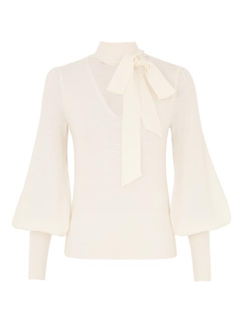 Zimmermann TIE NECK SWEATER