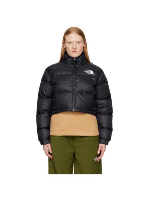 The North Face Black Nuptse Short Down Jacket