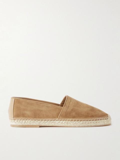 Brunello Cucinelli Suede Espadrilles Camel
