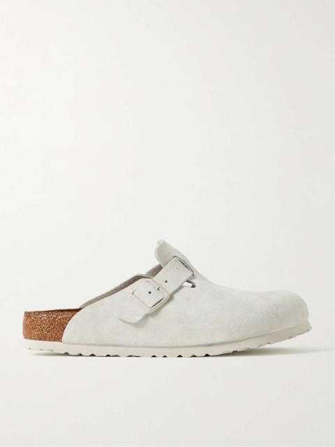 BIRKENSTOCK Boston Suede Clogs