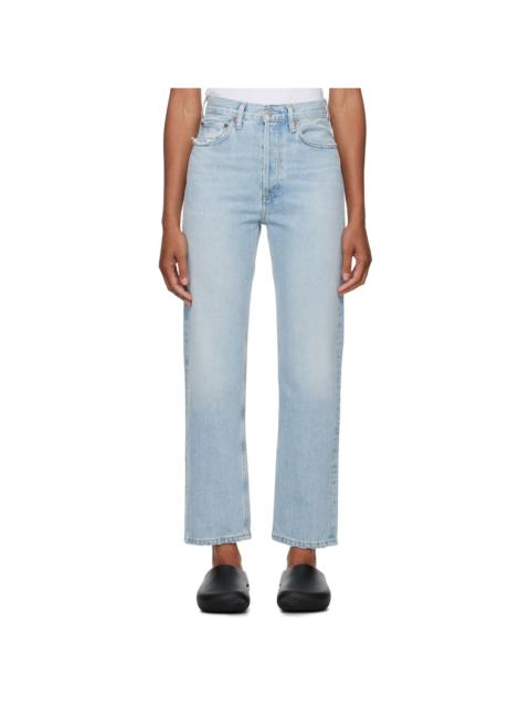 AGOLDE Blue 90's Pinch Waist Jeans