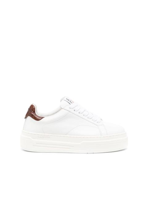 DDB0 leather platform sneakers