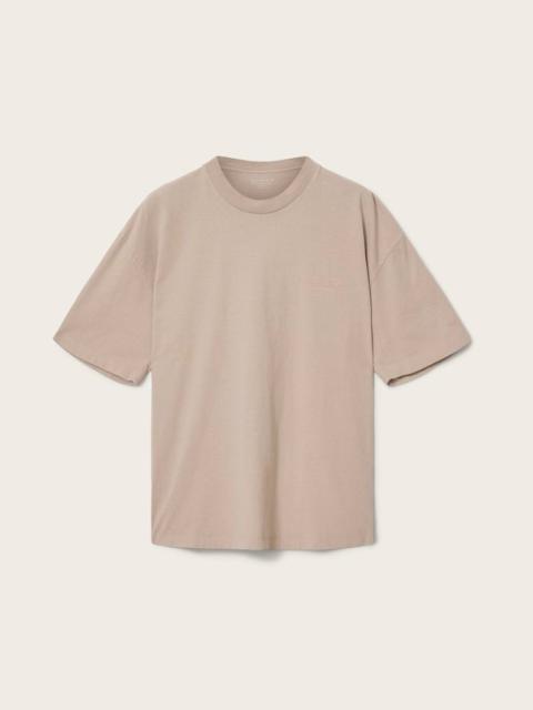 ALLSAINTS XANDER FLOCKED LOGO OVERSIZED T-SHIRT