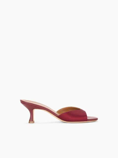 STAUD STAUD BRIGITTE MULE PINOT SATIN