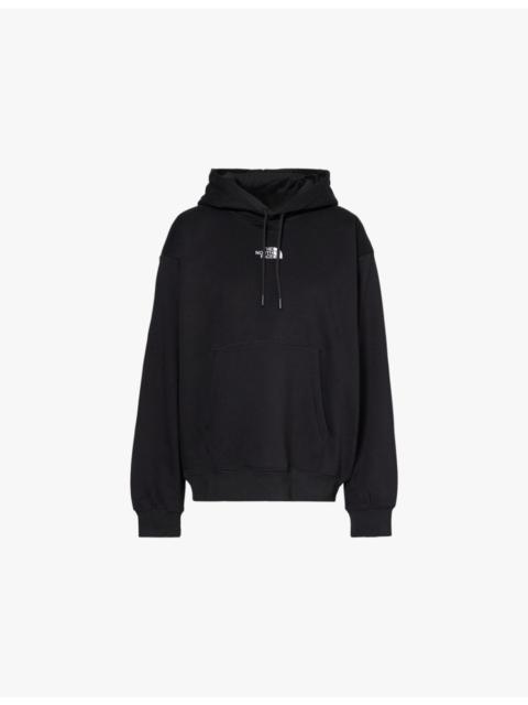 The North Face Brand-embroidery kangaroo-pocket cotton-blend hoody
