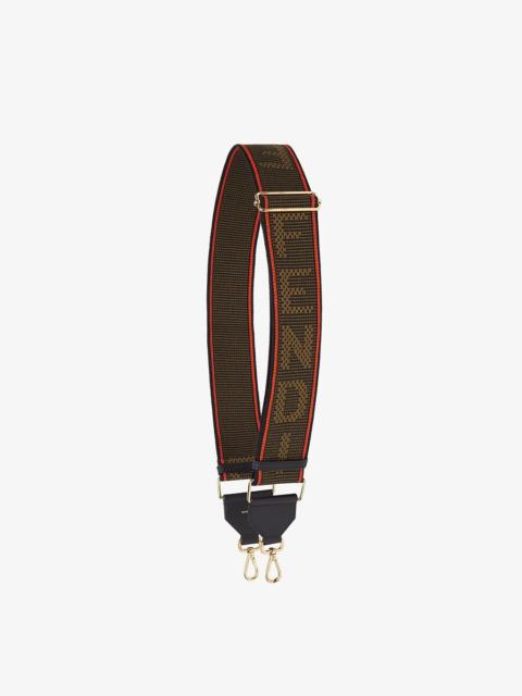 FENDI Green ribbon shoulder strap