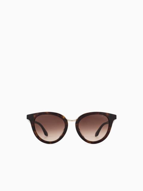 GIORGIO ARMANI WOMEN’S ROUND SUNGLASSES
