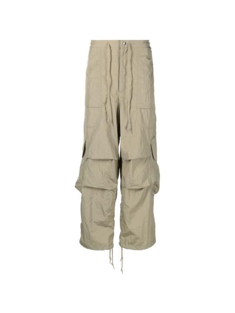 Freight wide-leg cargo trousers