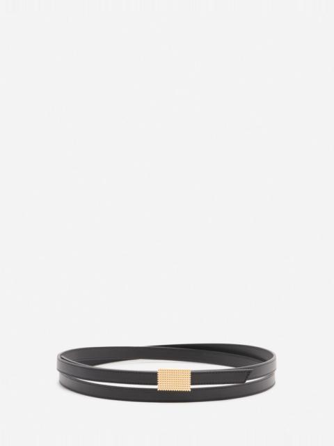 Lanvin DOUBLE CONCERTO LEATHER BELT
