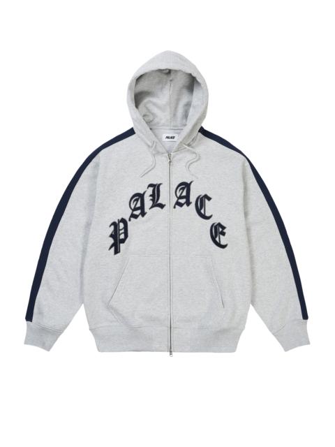 PALACE LEGACY ZIP HOOD GREY MARL